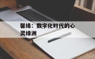 馨缘：数字化时代的心灵绿洲