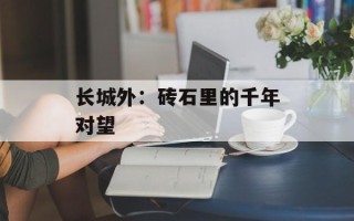 长城外：砖石里的千年对望