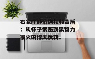 石家庄砸酒店视频背后：从杯子索赔到黑势力覆灭的惊天反转