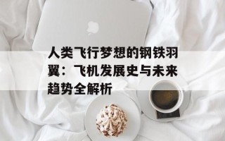 人类飞行梦想的钢铁羽翼：飞机发展史与未来趋势全解析