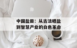 中国盐田：从古法晒盐到智慧产业的白色革命