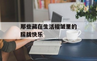 那些藏在生活褶皱里的朦胧快乐