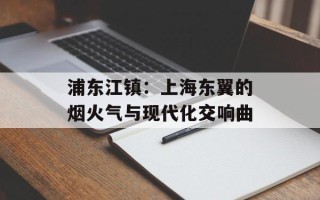 浦东江镇：上海东翼的烟火气与现代化交响曲