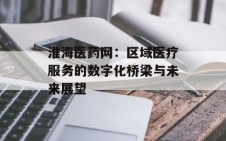 淮海医药网：区域医疗服务的数字化桥梁与未来展望