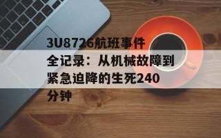 3U8726航班事件全记录：从机械故障到紧急迫降的生死240分钟