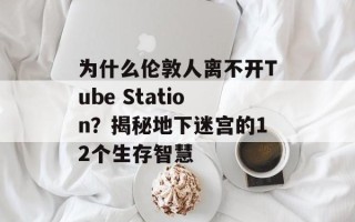为什么伦敦人离不开Tube Station？揭秘地下迷宫的12个生存智慧