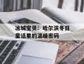 冰城宝贝：哈尔滨冬日童话里的温暖密码