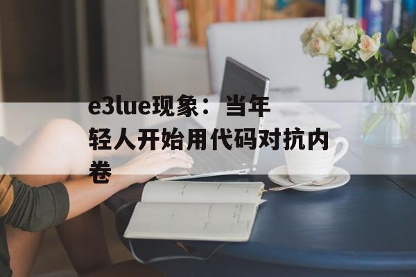 e3lue现象：当年轻人开始用代码对抗内卷-第1张图片-