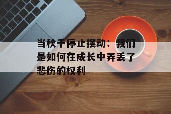 当秋千停止摆动：我们是如何在成长中弄丢了悲伤的权利-第1张图片-